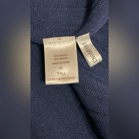 Eva Mendes for New York & Company Navy and White Midi Dress - Picture 13 of 13